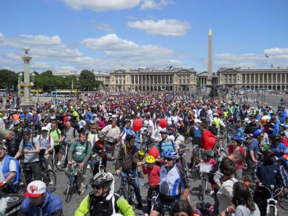 Grosse affluence place de la Concorde