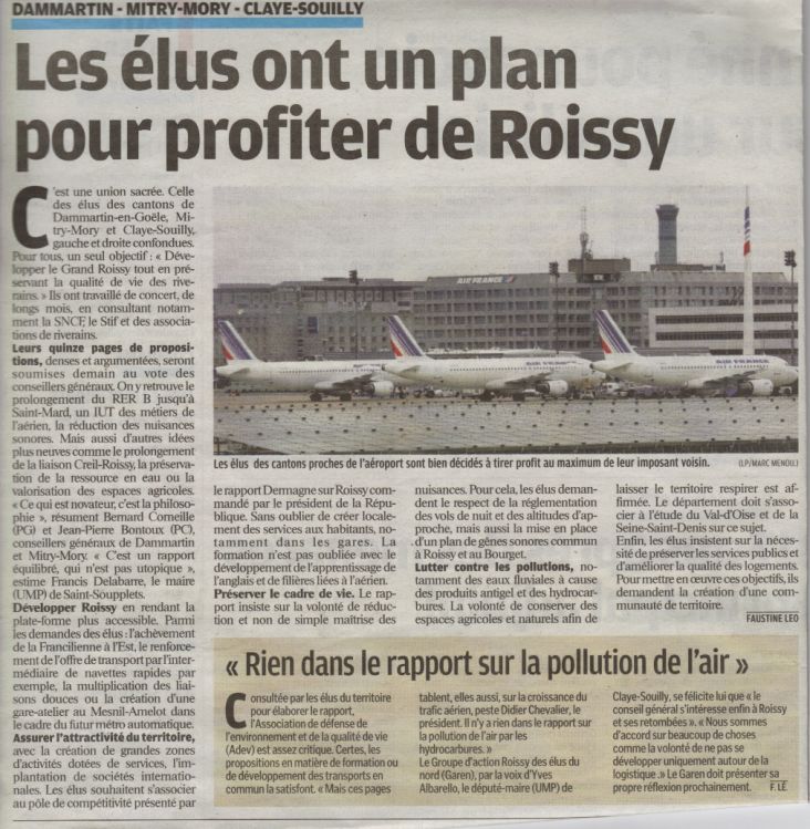 Le Parisien du 23 septembre 2010